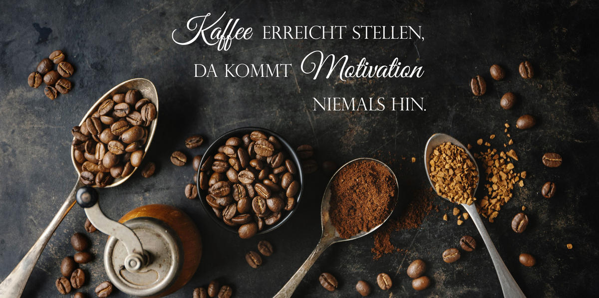 Keilrahmenbild Kaffee B/H: ca. 40x20 cm Keilrahmenbild 20x40cm - (40,00/20,00cm)
