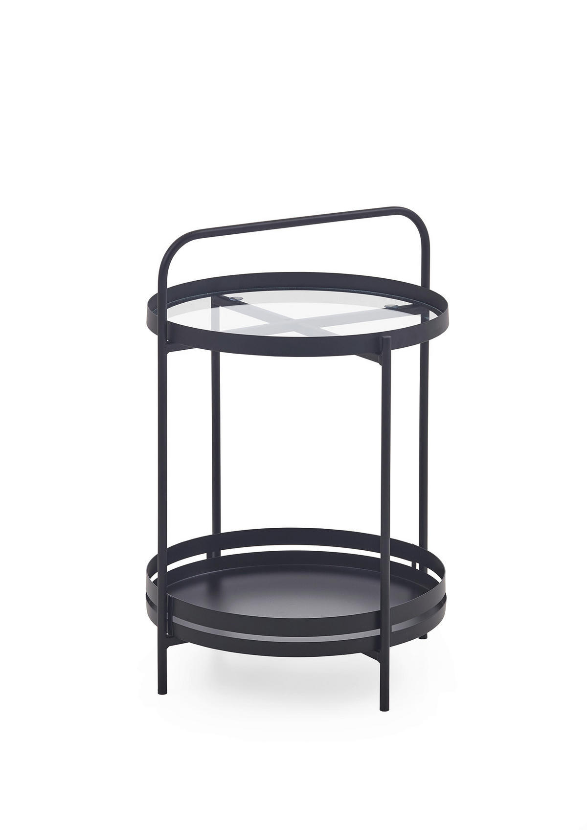 Couchtisch schwarz B/H/T: ca. 44x62x44 cm KLEINMÖBEL Couchtisch - schwarz (44,00/62,00/44,00cm) - xonox.home