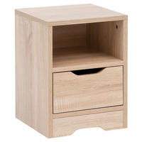 Nachtkonsole Sonoma Nachbildung B/H/T: ca. 31x43x31 cm Nachtkonsole - (31,00/43,00/31,00cm) - Wohnling