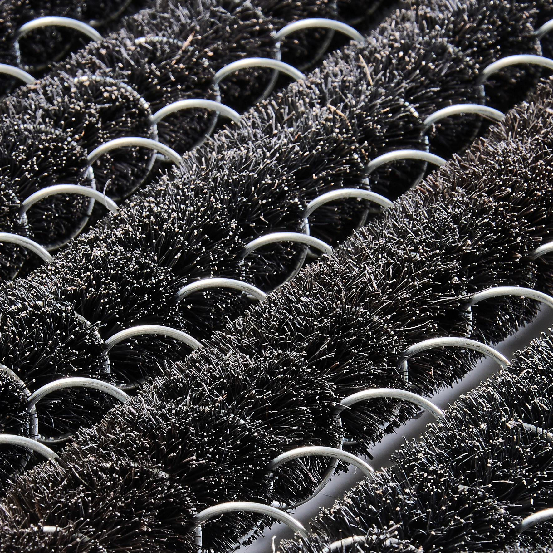 Andiamo Fußmatte schwarz B/L: ca. 40x60 cm Fußmatte_Drahtgitter 40x60cm schw. - schwarz (40,00/60,00cm) - Andiamo