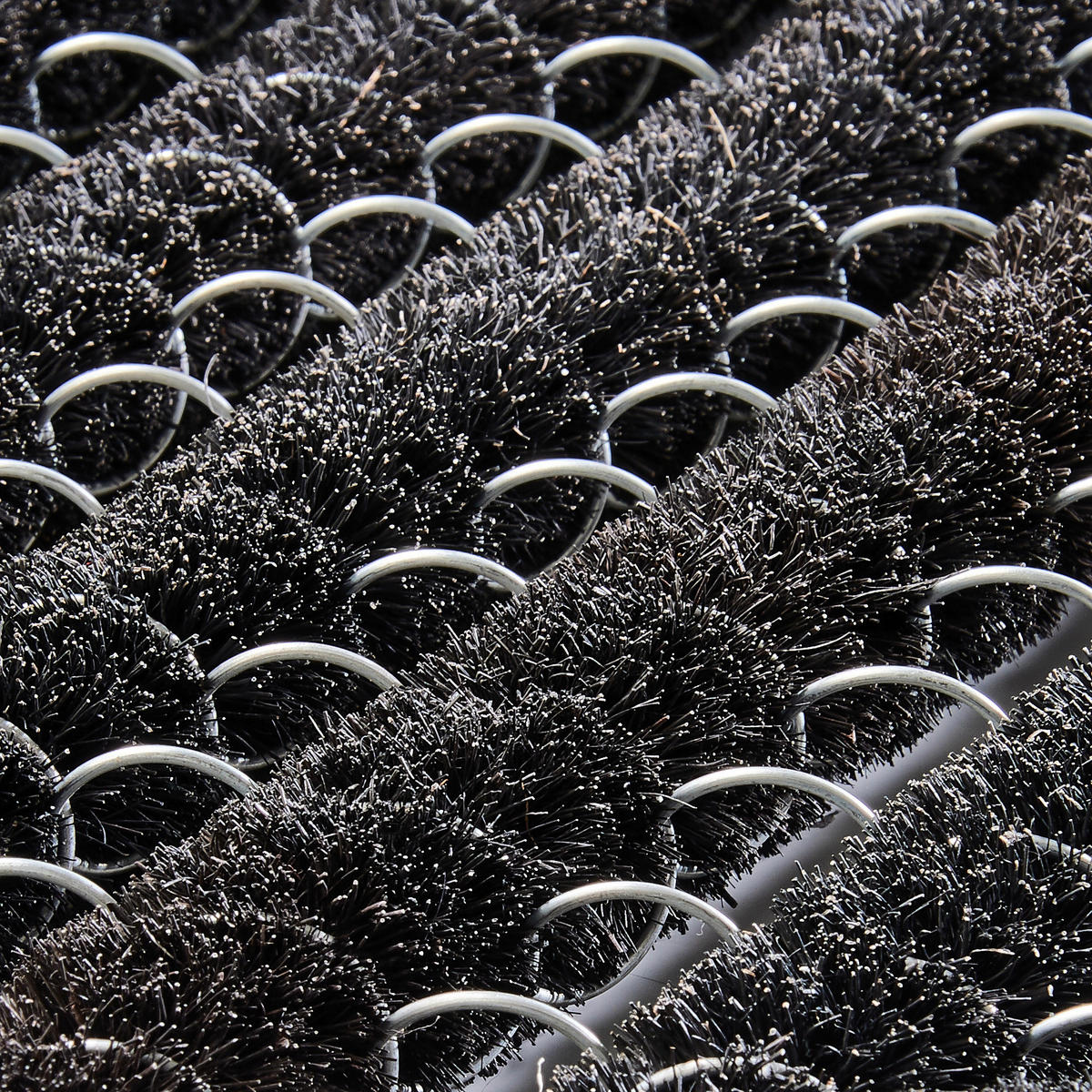 Andiamo Fußmatte schwarz B/L: ca. 40x60 cm Fußmatte_Drahtgitter 40x60cm schw. - schwarz (40,00/60,00cm) - Andiamo