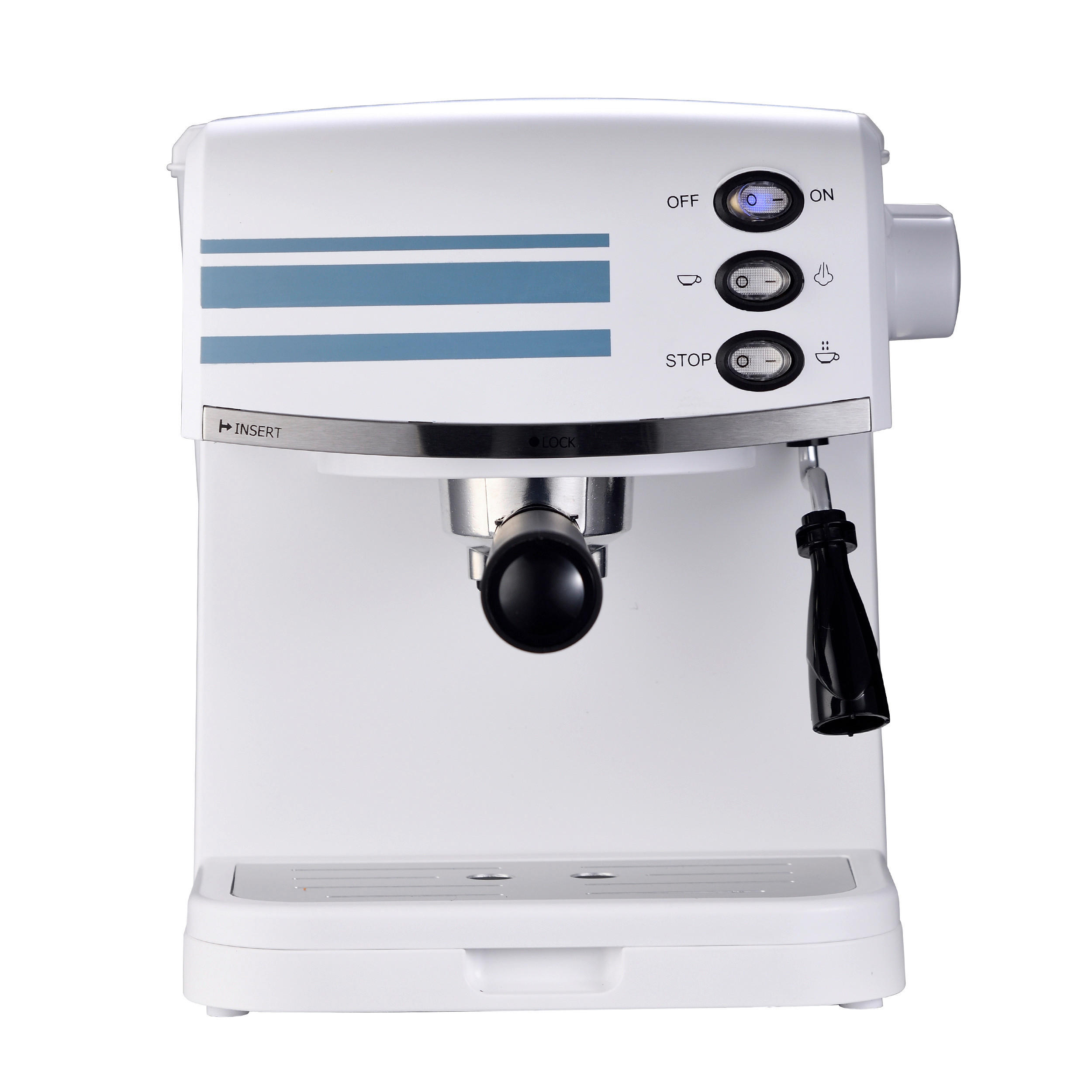 BERGNER Espressomaschine weiß NOIA - weiß - BERGNER