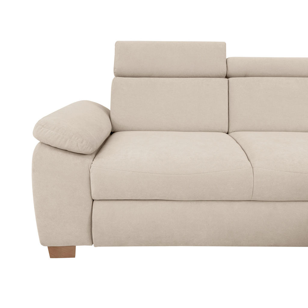 Thumbnail - Funktionsecke Aguda beige Microfaser B/H/T: ca. 269x102x175 cm