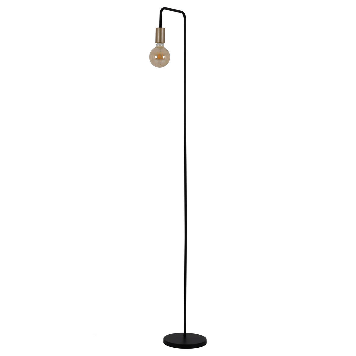 Näve Leuchten Stehleuchte 2097222 schwarz Kunststoff Metall B/H/T: ca. 20,5x150x20,5 cm 1 Brennstellen Modo - schwarz (20,50/150,00/20,50cm) - Näve Leuchten