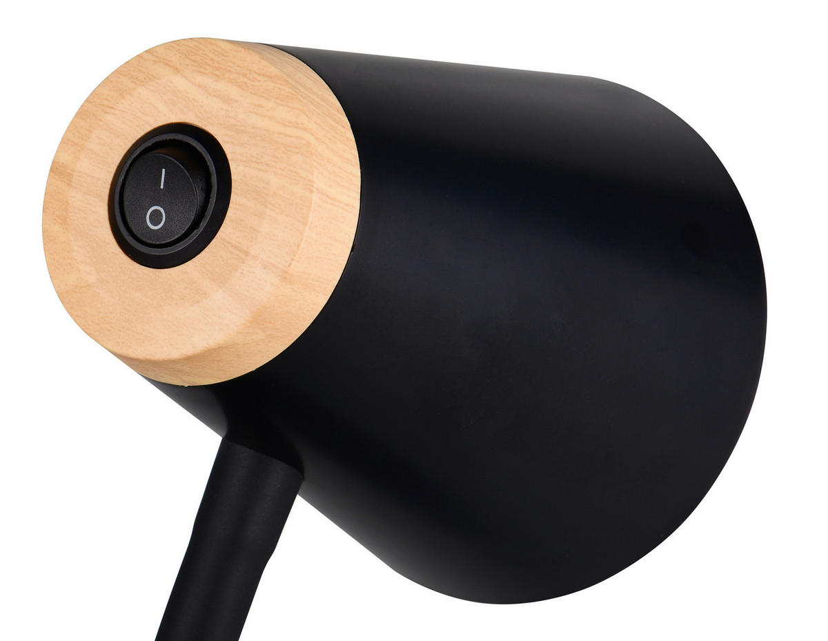 Reality LED-Tischleuchte schwarz Kunststoff H/D: ca. 36x13 cm LED-Tischleuchte_Hadley - schwarz (13,00/36,00cm) - Reality