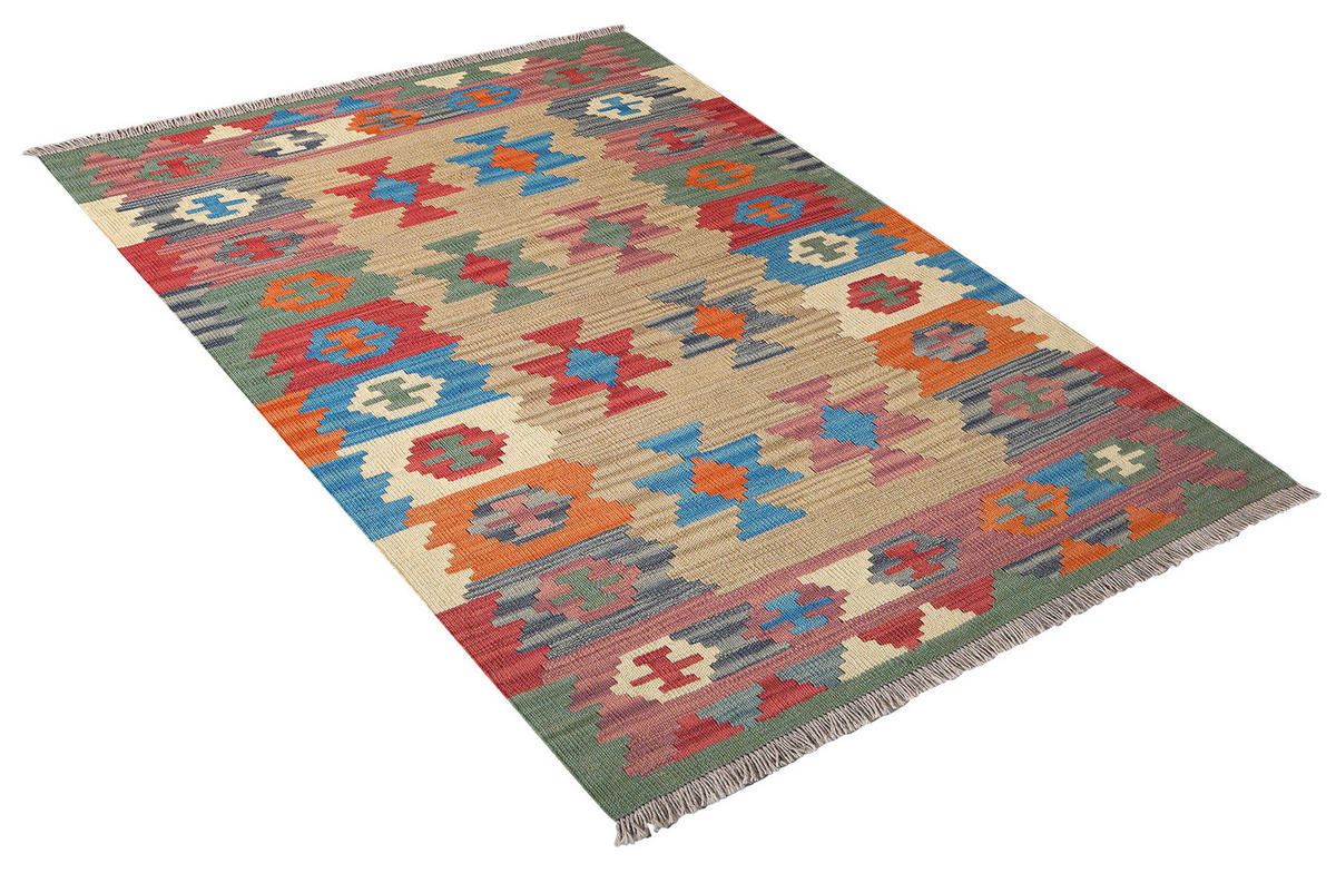 PersaTepp Teppich Kelim Gashgai bunt B/H/L: ca. 104x1x147 cm Kelim Gashgai - bunt (147,00/104,00/1,00cm) - PersaTepp