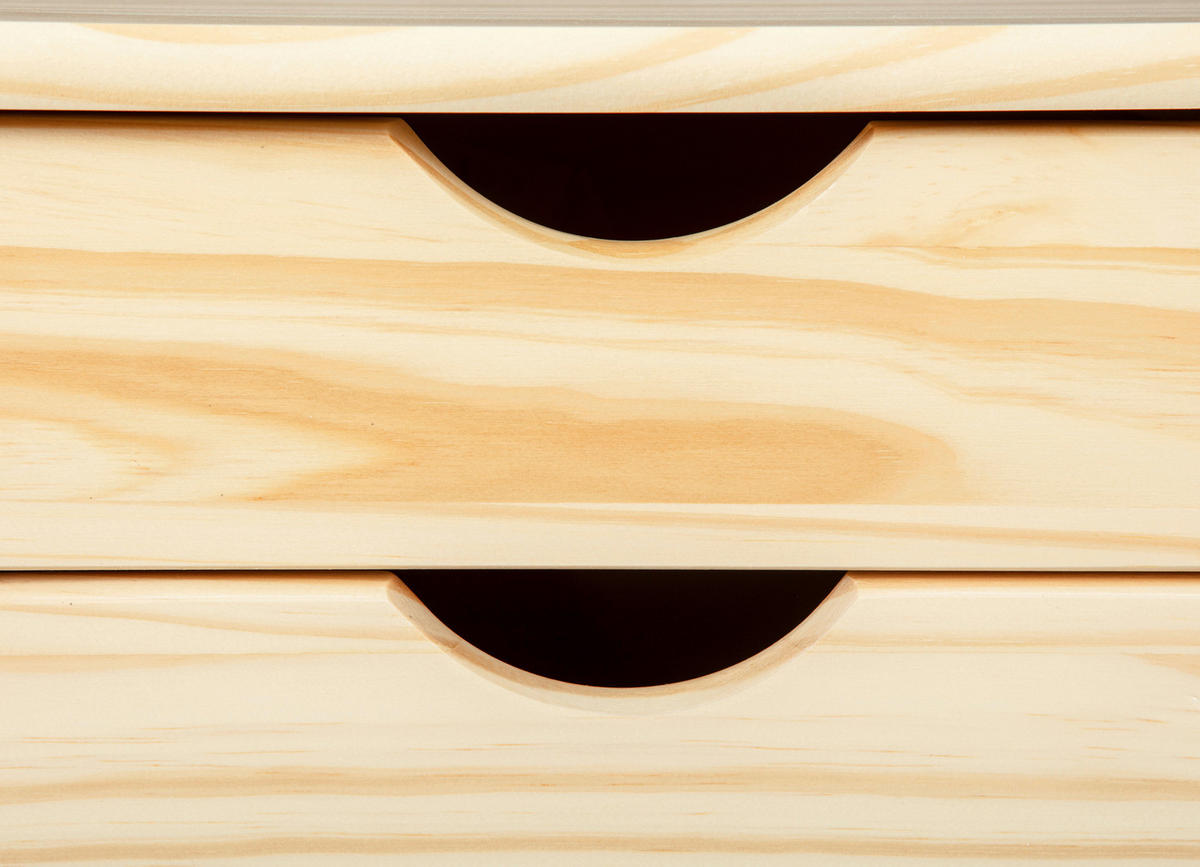 Rollcontainer Nils natur B/H/T: ca. 35x65x40 cm Nils - natur (35,00/65,00/40,00cm) - Inter Link