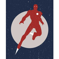 Komar Poster Iron Man Fly Disney B/L: ca. 40x50 cm Iron Man Fly - (40,00/50,00cm) - Komar