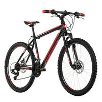 KS-Cycling Mountain-Bike Hardtail Sharp schwarz ca. 26 Zoll Sharp - rot/schwarz (46,00cm) - KS-Cycling