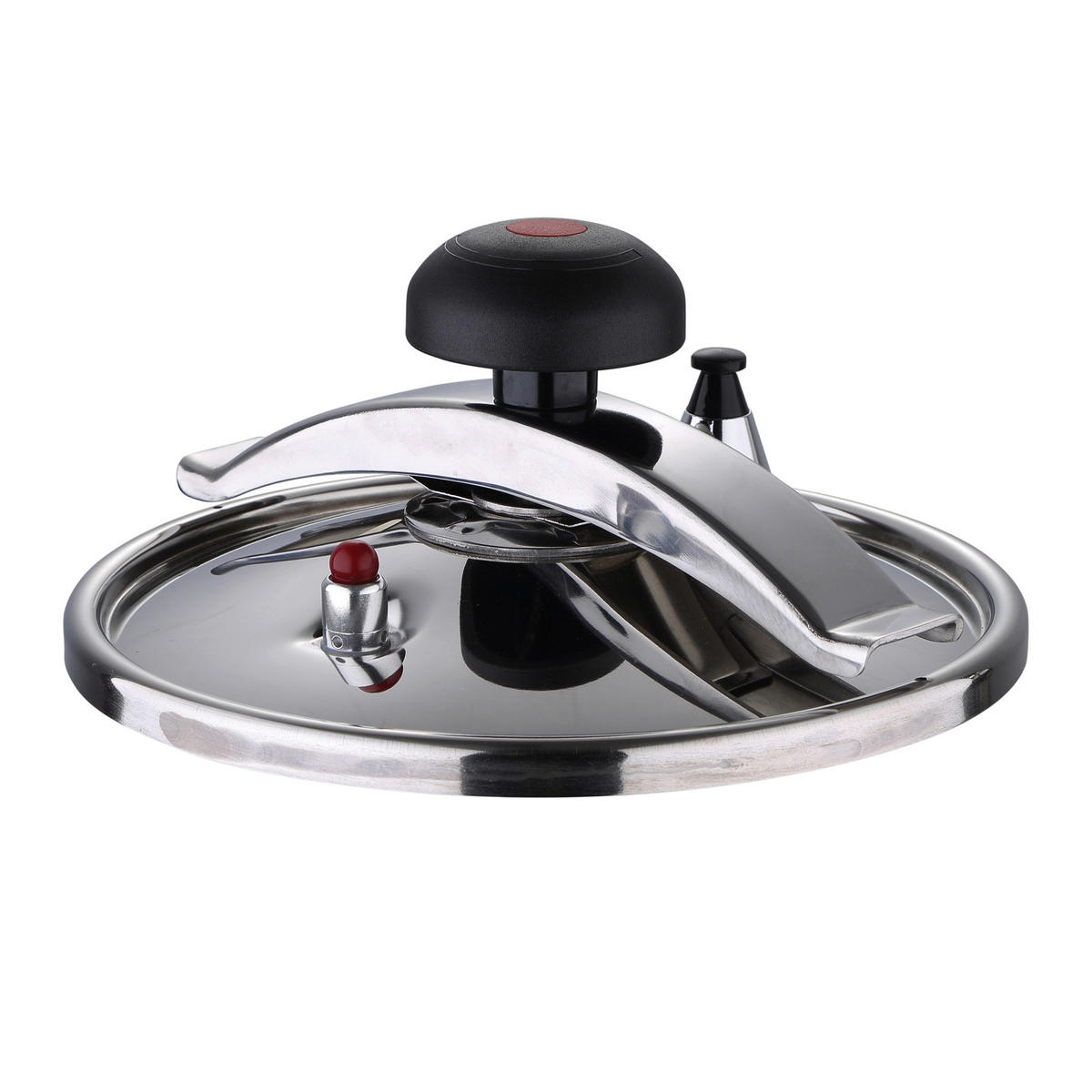 SAN IGNACIO Schnellkochtopf Córdoba silber Edelstahl B/H/L: ca. 26,7x25,8x29,8 cm Córdoba - silber (29,80/26,70/25,80cm) - SAN IGNACIO