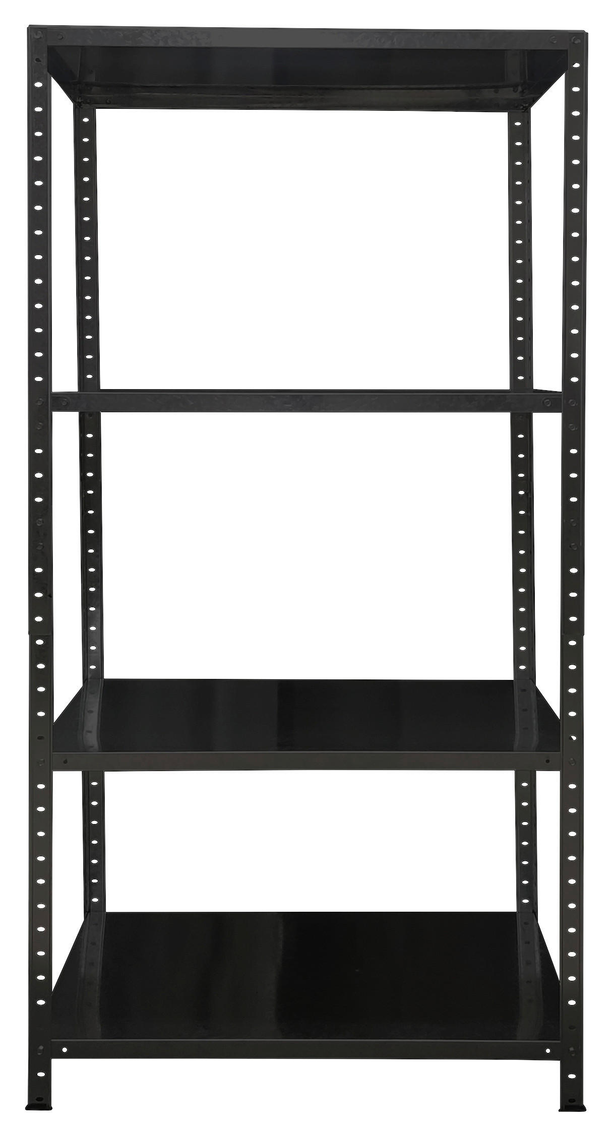 Schraubregal schwarz B/H/T: ca. 90x180x60 cm Schraubregal 180x90x60cm S - schwarz (90,00/180,00/60,00cm)