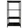 Schraubregal schwarz B/H/T: ca. 90x180x60 cm Schraubregal 180x90x60cm S - schwarz (90,00/180,00/60,00cm)