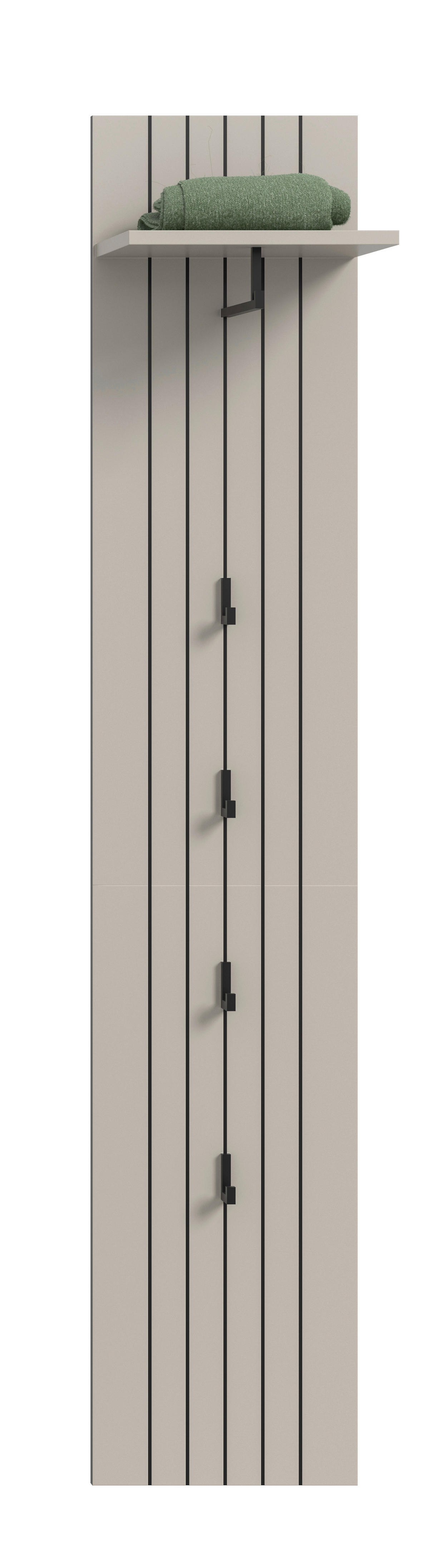 Garderobenpaneel STATION Cashmere B/H/T: ca. 31x27x160 cm STATION - Cashmere (31,00/27,00/160,00cm) - xonox.home