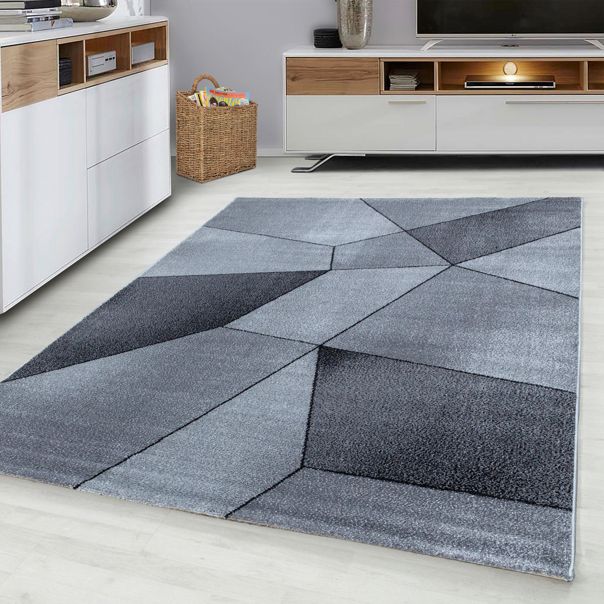 Ayyildiz Teppich BETA grau B/L: ca. 240x340 cm BETA - grau (240,00/340,00cm) - Ayyildiz