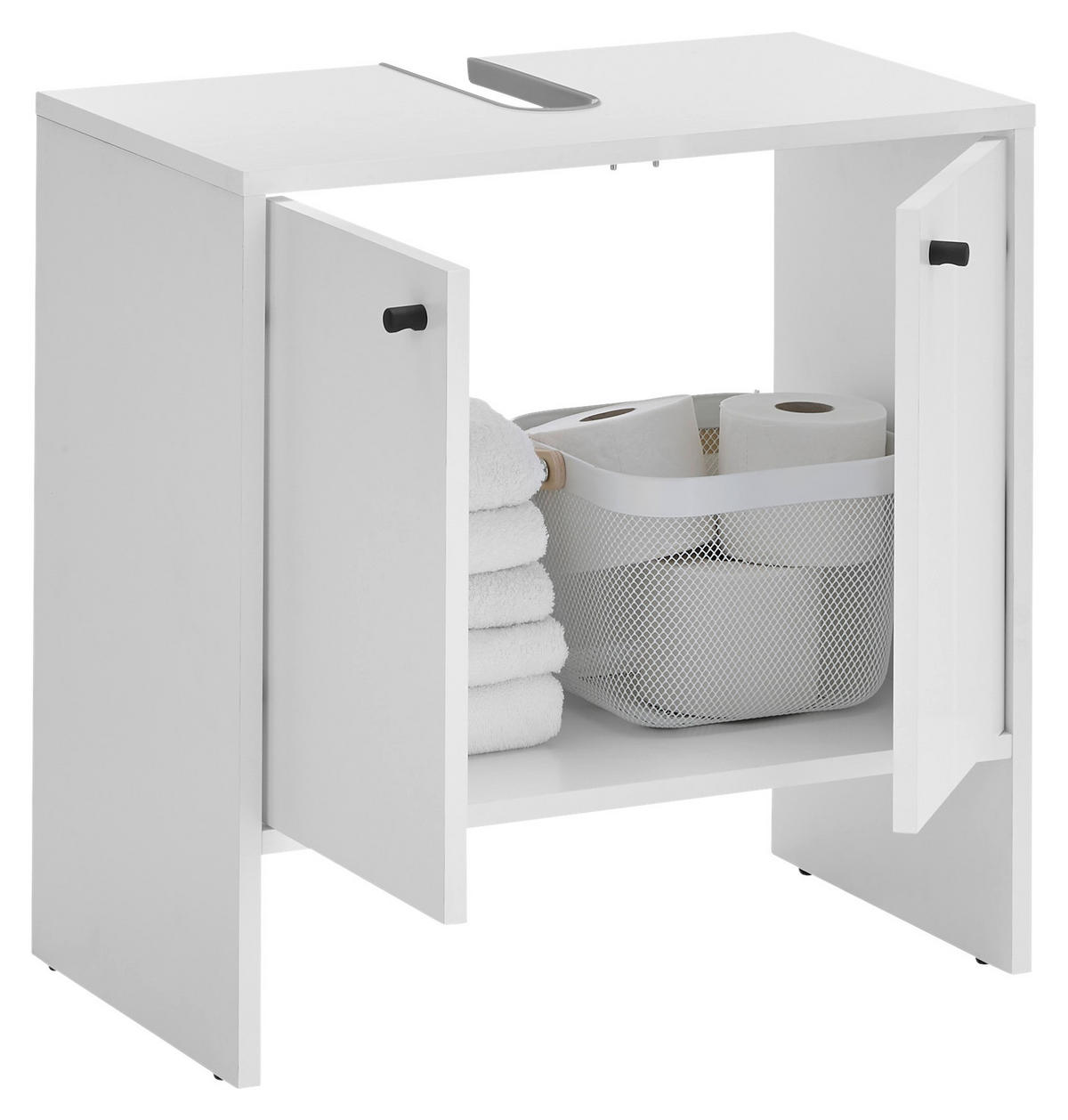 Waschbeckenunterschrank Kairo weiß B/H/T: ca. 60x60x35 cm Kairo - weiß (60,00/60,00/35,00cm)