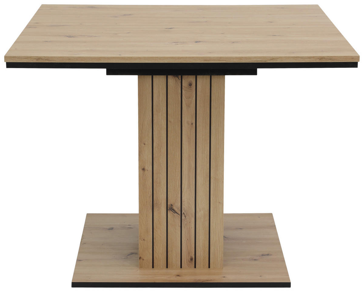 Esstisch Raul Eiche schwarz B/H/T: ca. 140x76x100 cm Raul - Eiche/schwarz (140,00/76,00/100,00cm) - Hela