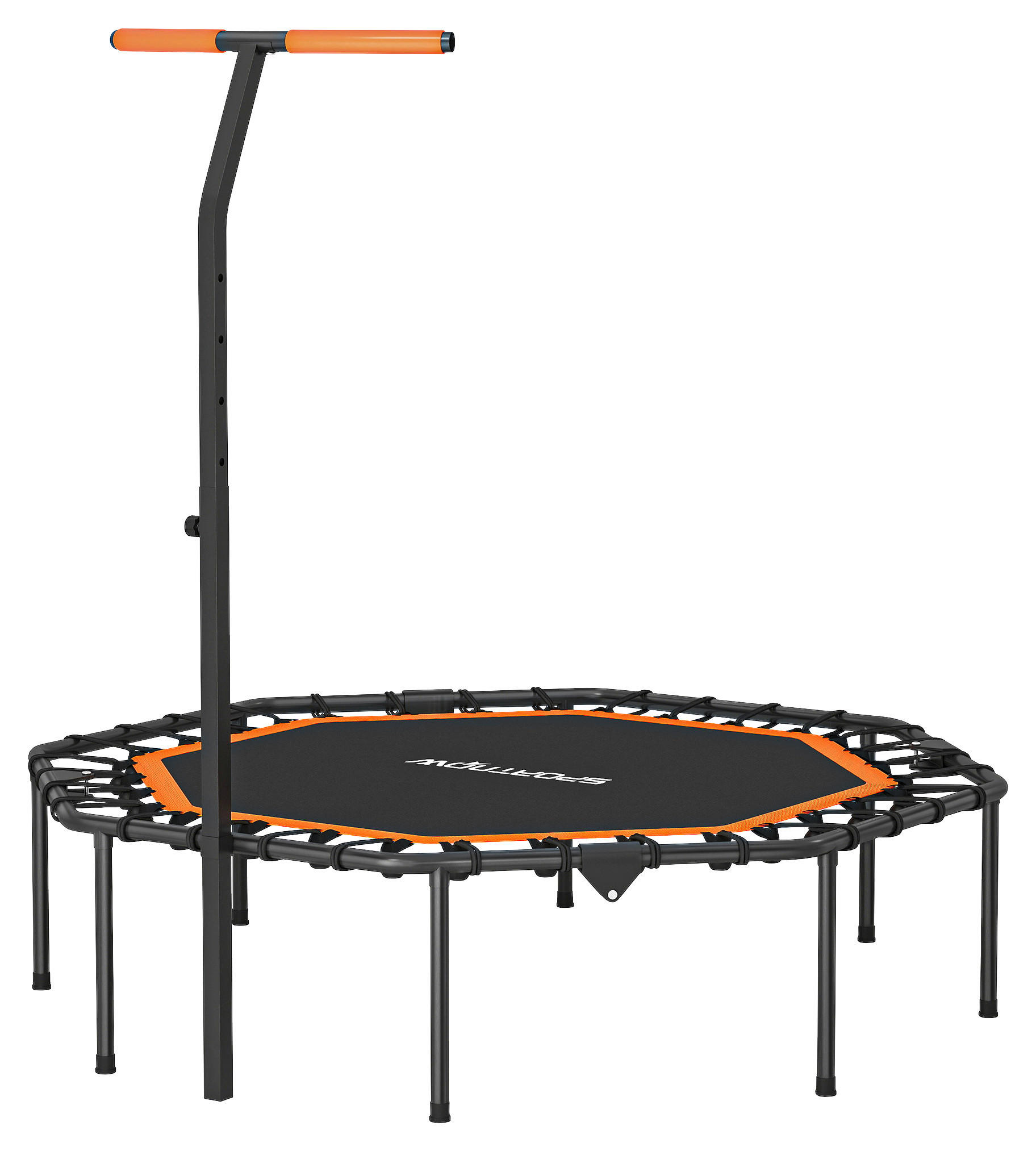 SPORTNOW Fitness Trampolin orange B/H/L: ca. 120x126x128 cm Fitness_Trampolin - orange/schwarz (128,00/120,00/126,00cm) - SPORTNOW
