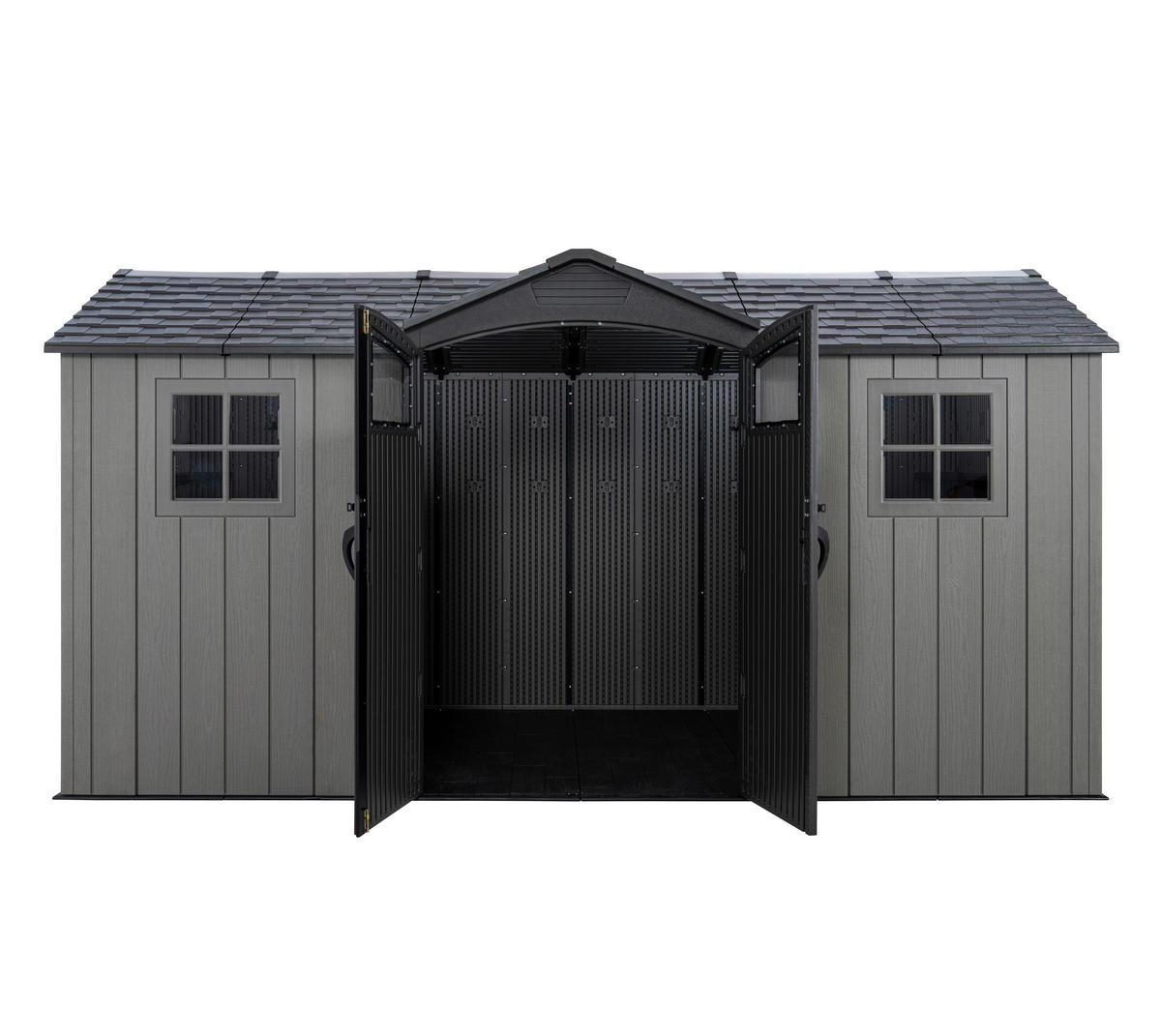 Lifetime Gerätehaus Kentucky grau B/H/L: ca. 427x265x206 cm Kentucky - grau (206,00/427,00/265,00cm) - Lifetime