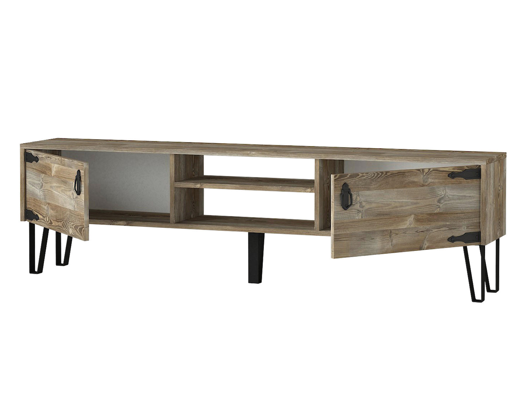 TV-Lowboard Costa Eiche Nachbildung B/H/T: ca. 180x49x29,5 cm Costa - Eiche (180,00/49,00/29,50cm) - moebel17