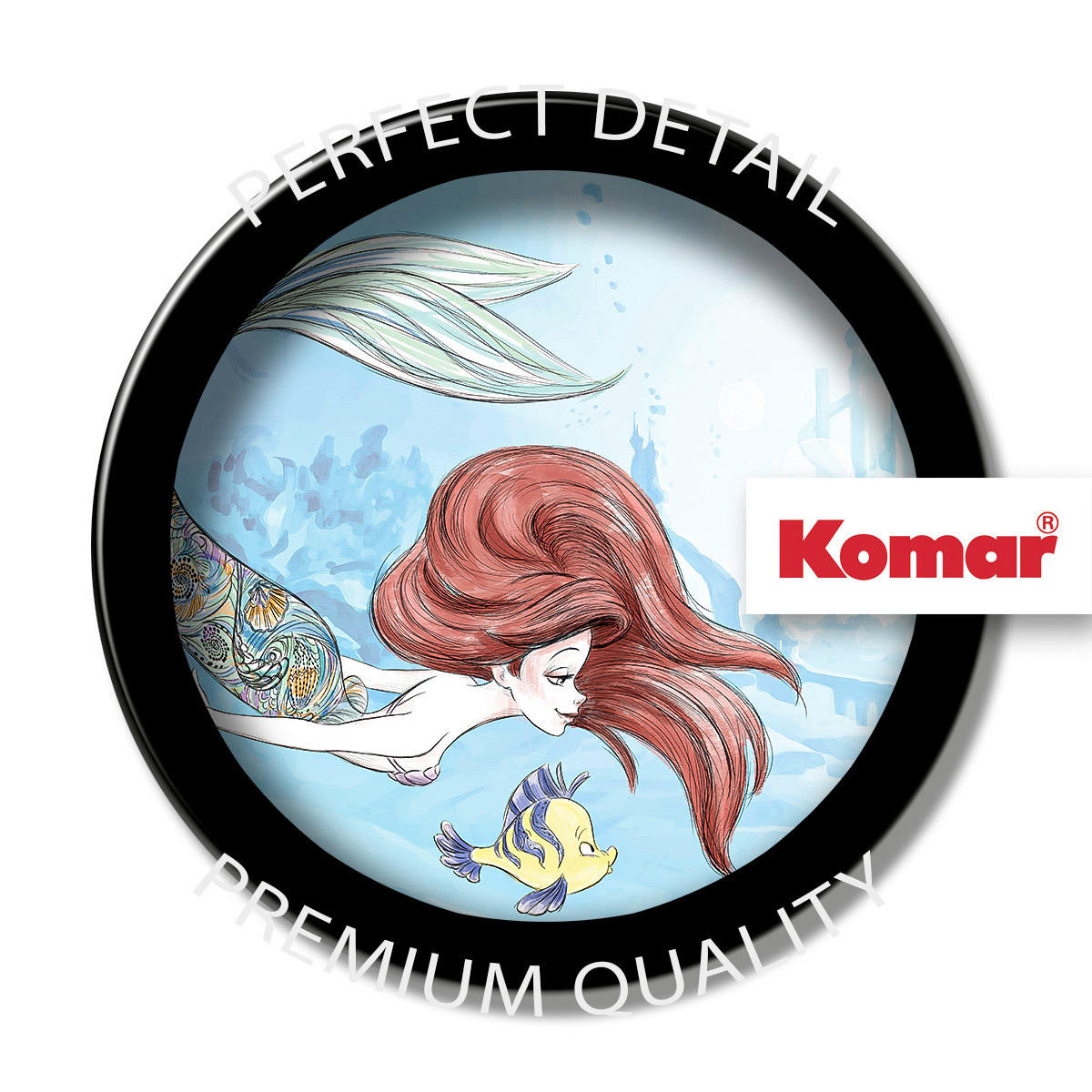 Komar Fototapete Ariel Under the Sea B/L: ca. 300x250 cm Ariel Under the Sea - (300,00/250,00cm) - Komar