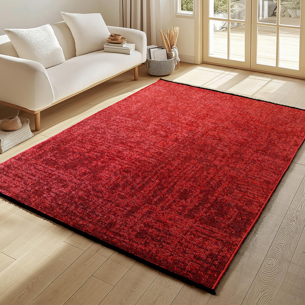 Ayyildiz Teppich SPACE rot B/L: ca. 120x170 cm SPACE - rot (120,00/170,00cm) - Ayyildiz