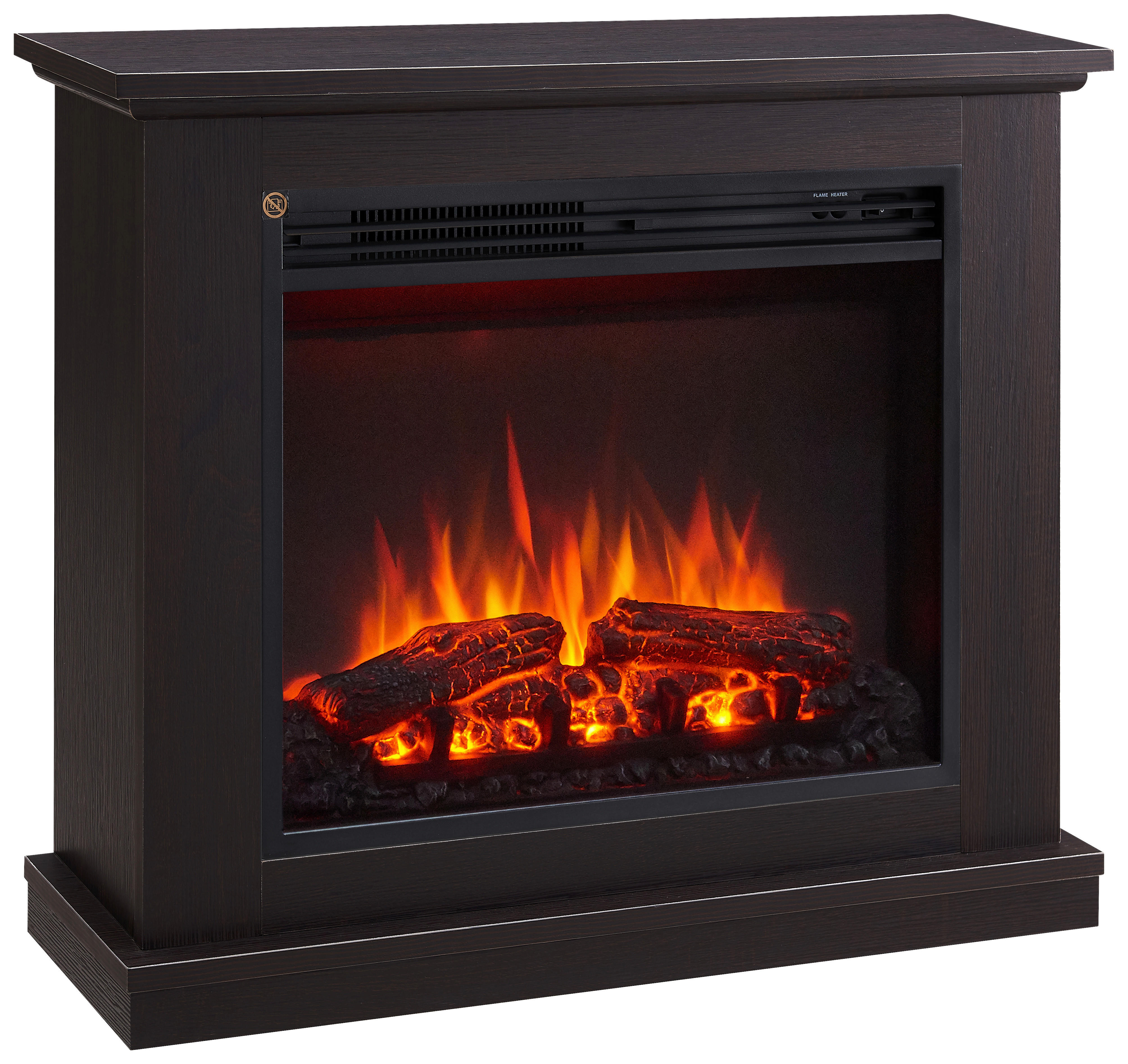 Balderia Elektrischer Kamin Phanos dunkelbraun MDF B/H/T: ca. 82,4x69,3x27,9 cm ca. 2000 W Elek.-Kamin Phanos EF321A-MT321C-EO - dunkelbraun (82,40/69,30/27,90cm) - Balderia