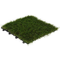 Terrassenfliese grün B/L: ca. 32x11 cm Terrassenfliese_Kunstrasen_6tlg. - grün (11,00/32,00/31,50cm)
