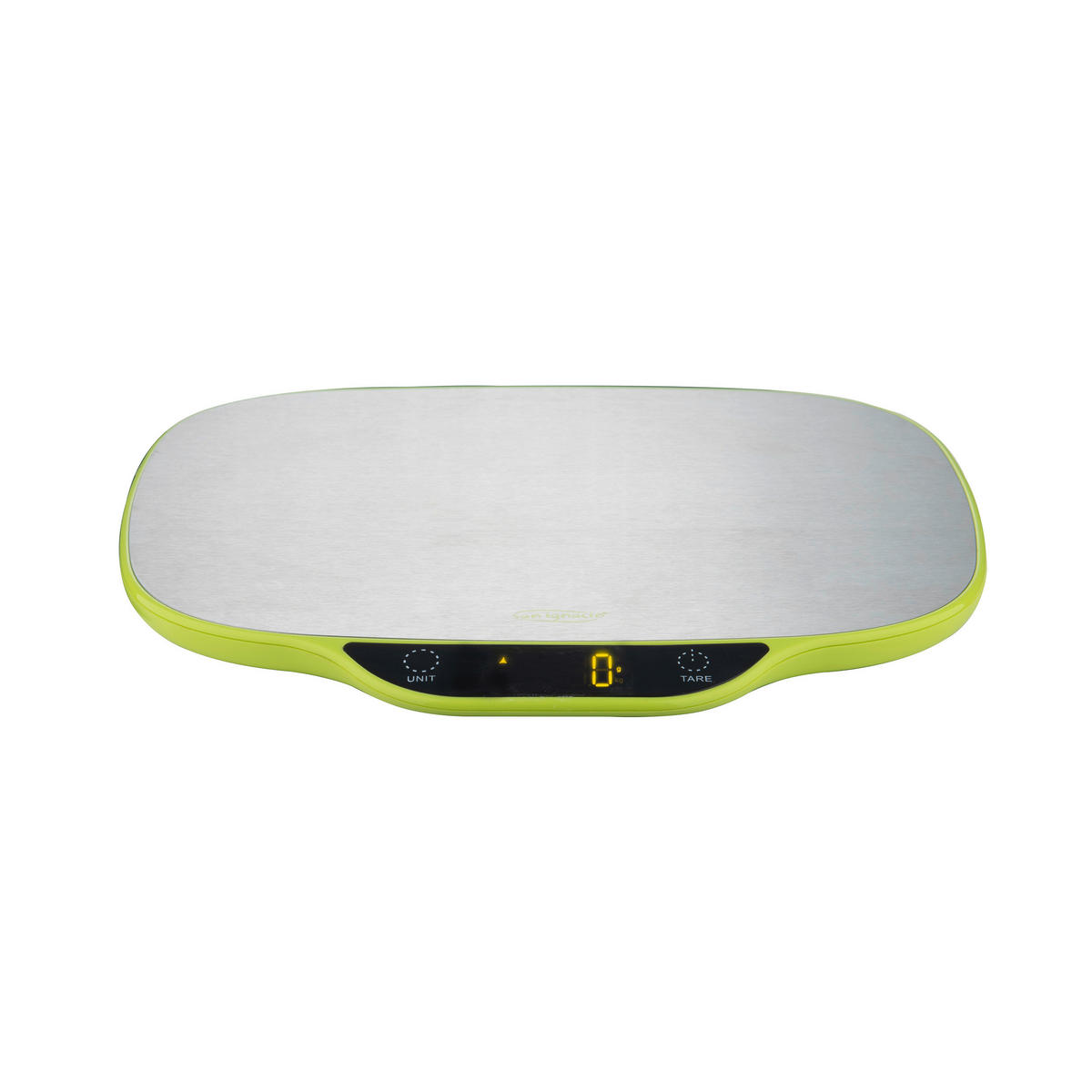 SAN IGNACIO Küchenwaage XTRA gelb Edelstahl B/H/L: ca. 27,2x19x25,1 cm XTRA - gelb (25,10/27,20/19,00cm) - SAN IGNACIO