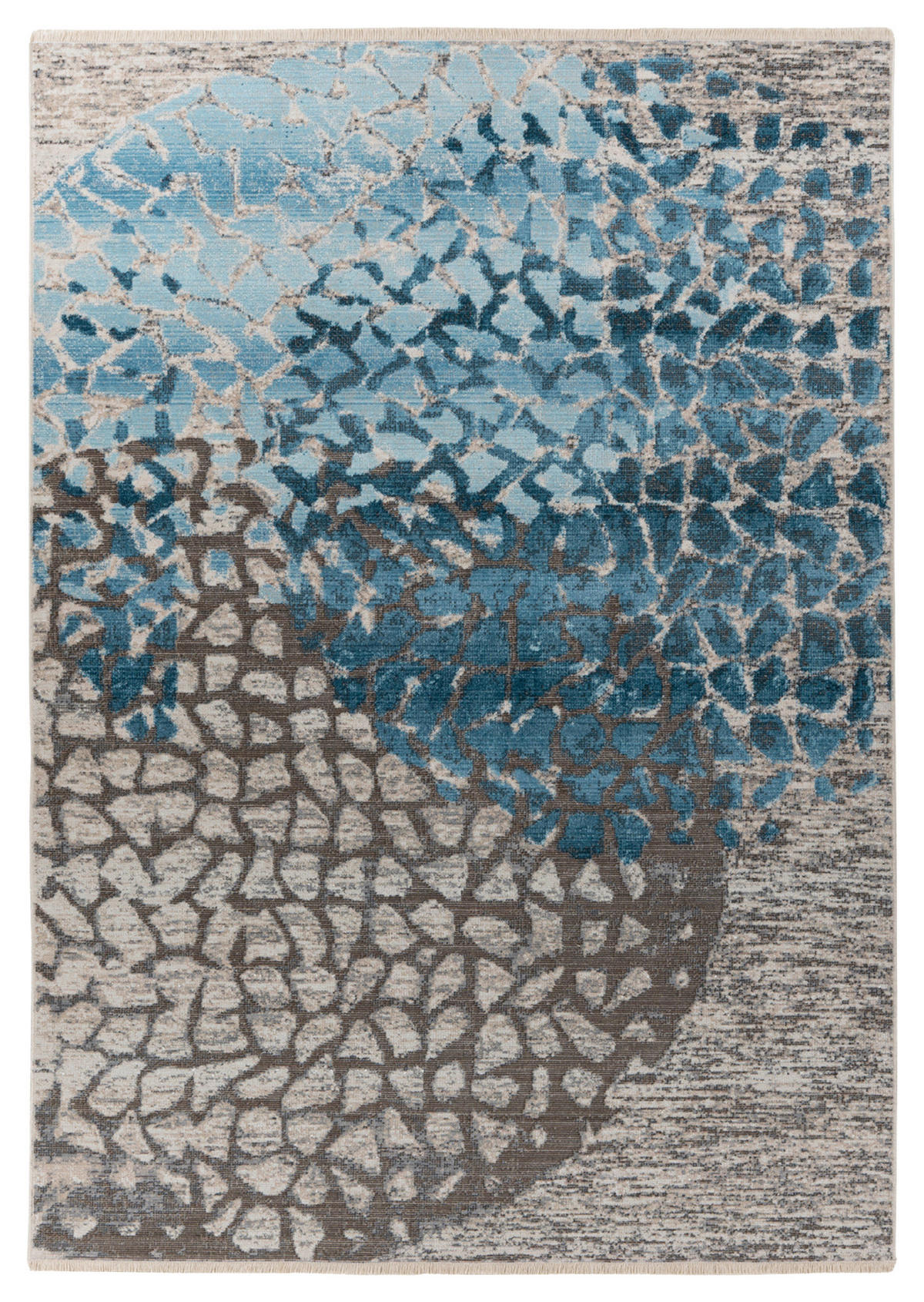 360Living Teppich Dilan blau B/L: ca. 160x230 cm Dilan - blau/multicolor (160,00/230,00cm) - 360Living