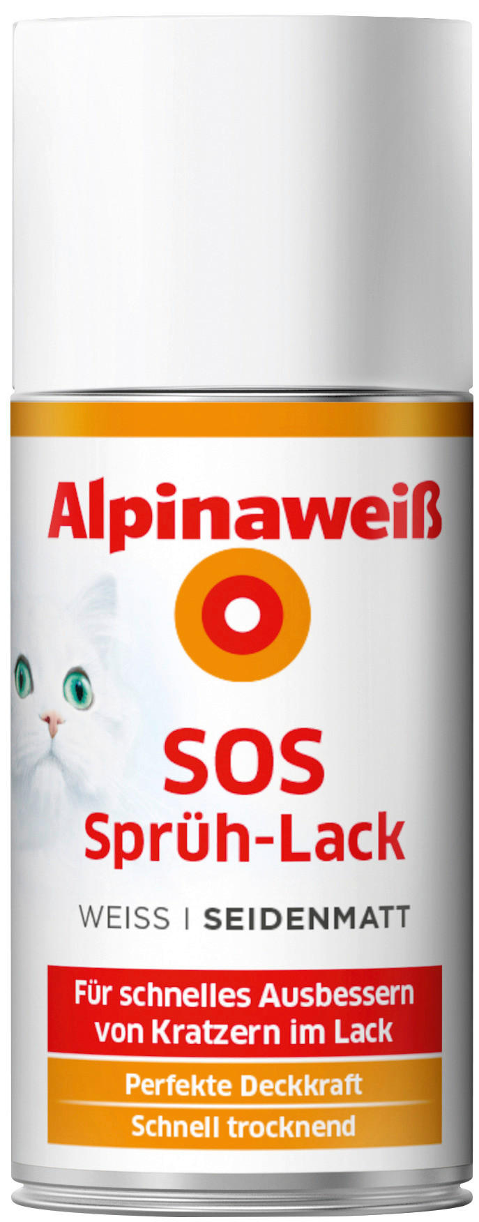 Alpina Spraylack SOS weiß seidenmatt ca. 0,4 l SOS - weiß (400ml)