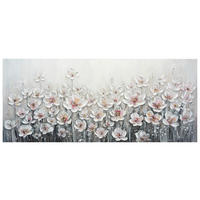 Ölgemälde Blumen B/H: ca. 140x60 cm Ölgemälde_handgefertigt - (140,00/60,00cm)
