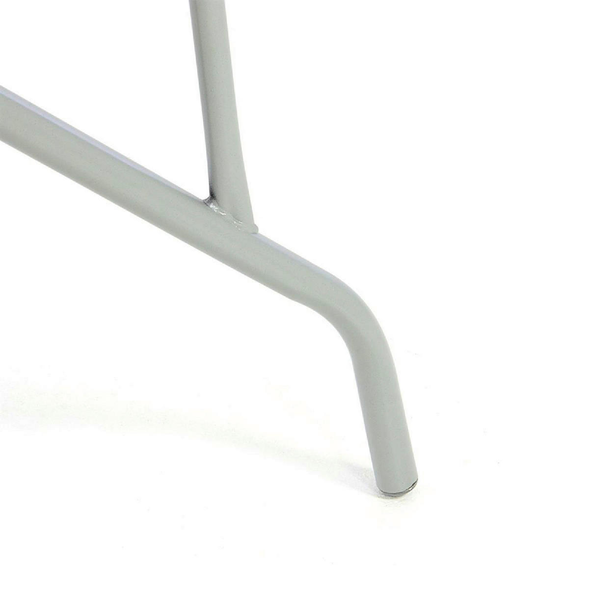 VCM Bistrotisch silber Metall B/H/L: ca. 60x72x110 cm Bistrotisch - silber (110,00/60,00/72,00cm) - VCM