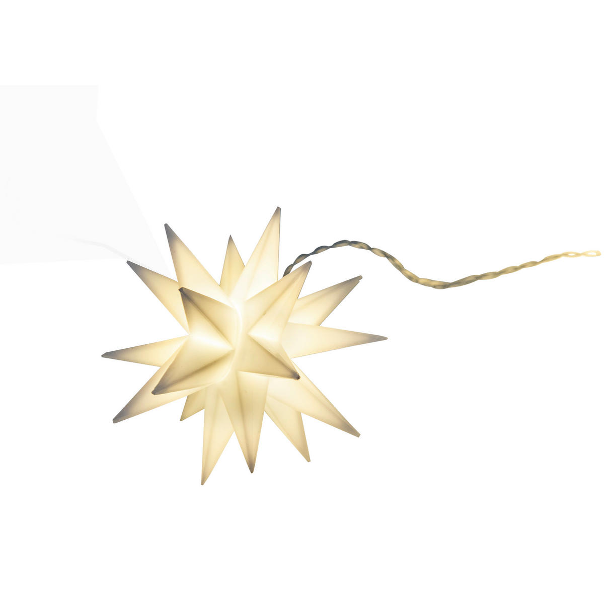 Näve Leuchten LED-Lichterkette LED Lichterkette 3D-STERNE - weiß (9,00/10,50/740,00cm) - Näve Leuchten