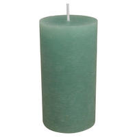 Stumpenkerze grün H/D: ca. 12x6,8 cm Stumpenkerze - grün (6,80/12,00cm)