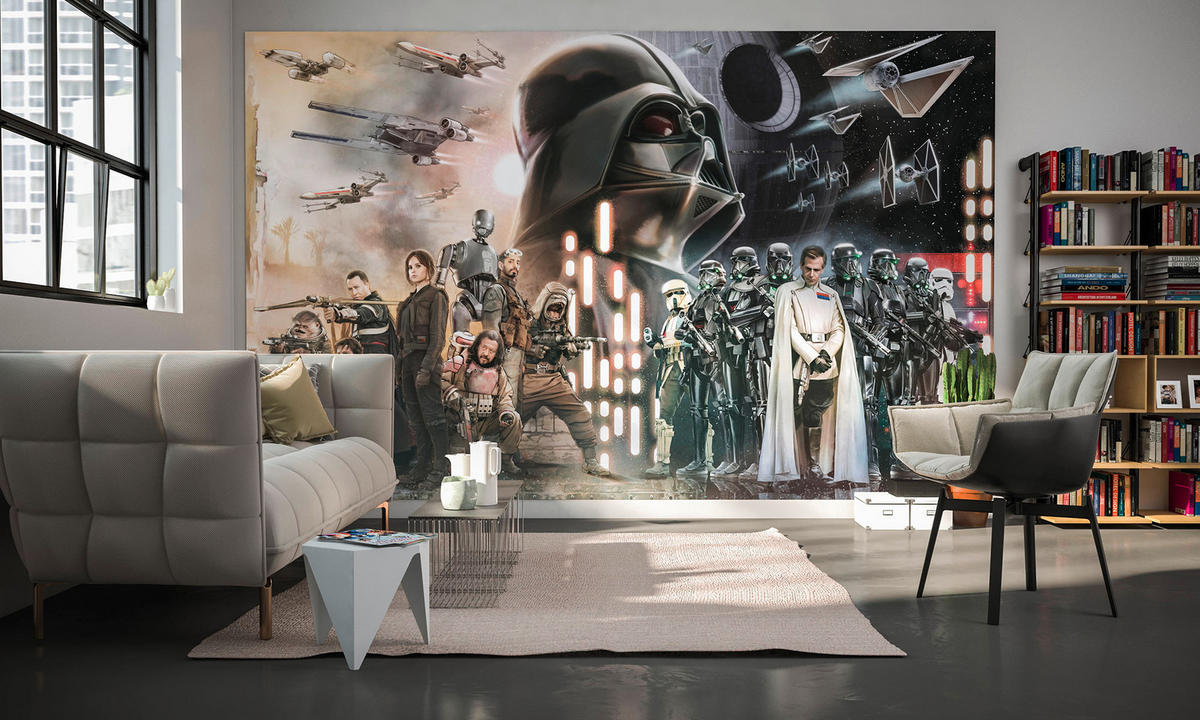 Komar Fototapete Star Wars Collage B/L: ca. 400x250 cm Star Wars Collage - (400,00/250,00cm) - Komar
