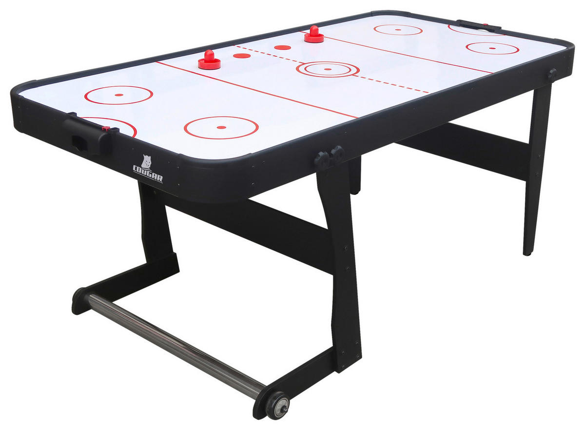 Cougar Airhockeytisch Icing XL B/H/T: ca. 91x78,7x183 cm Icing XL - schwarz (91,00/78,70/183,00cm) - Cougar