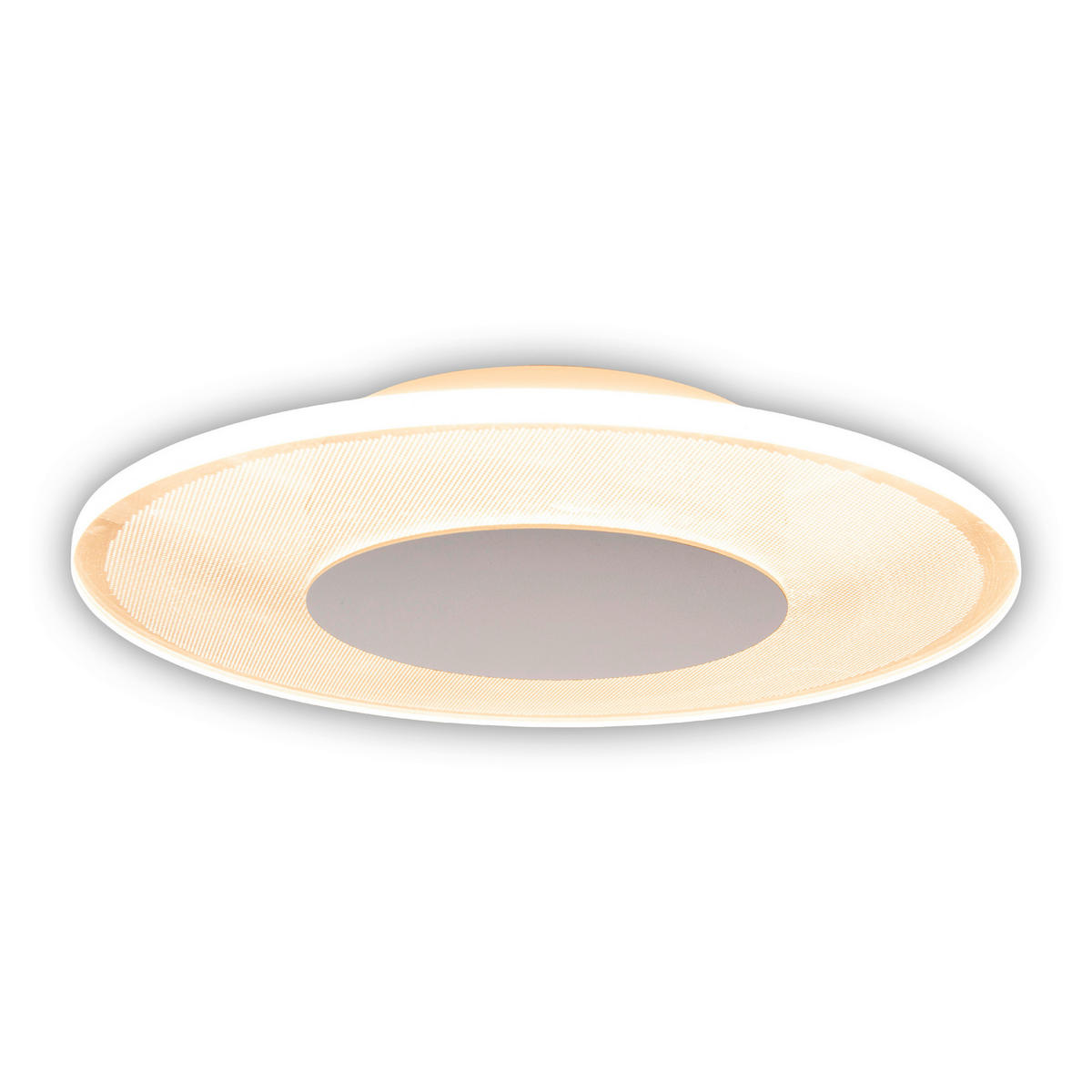 Näve Leuchten Deckenleuchte 1299826 warmweiß Kunststoff Metall B/H/T: ca. 29x5x29 cm null 1 Brennstellen Modesto - warmweiß (29,00/5,00/29,00cm) - Näve Leuchten