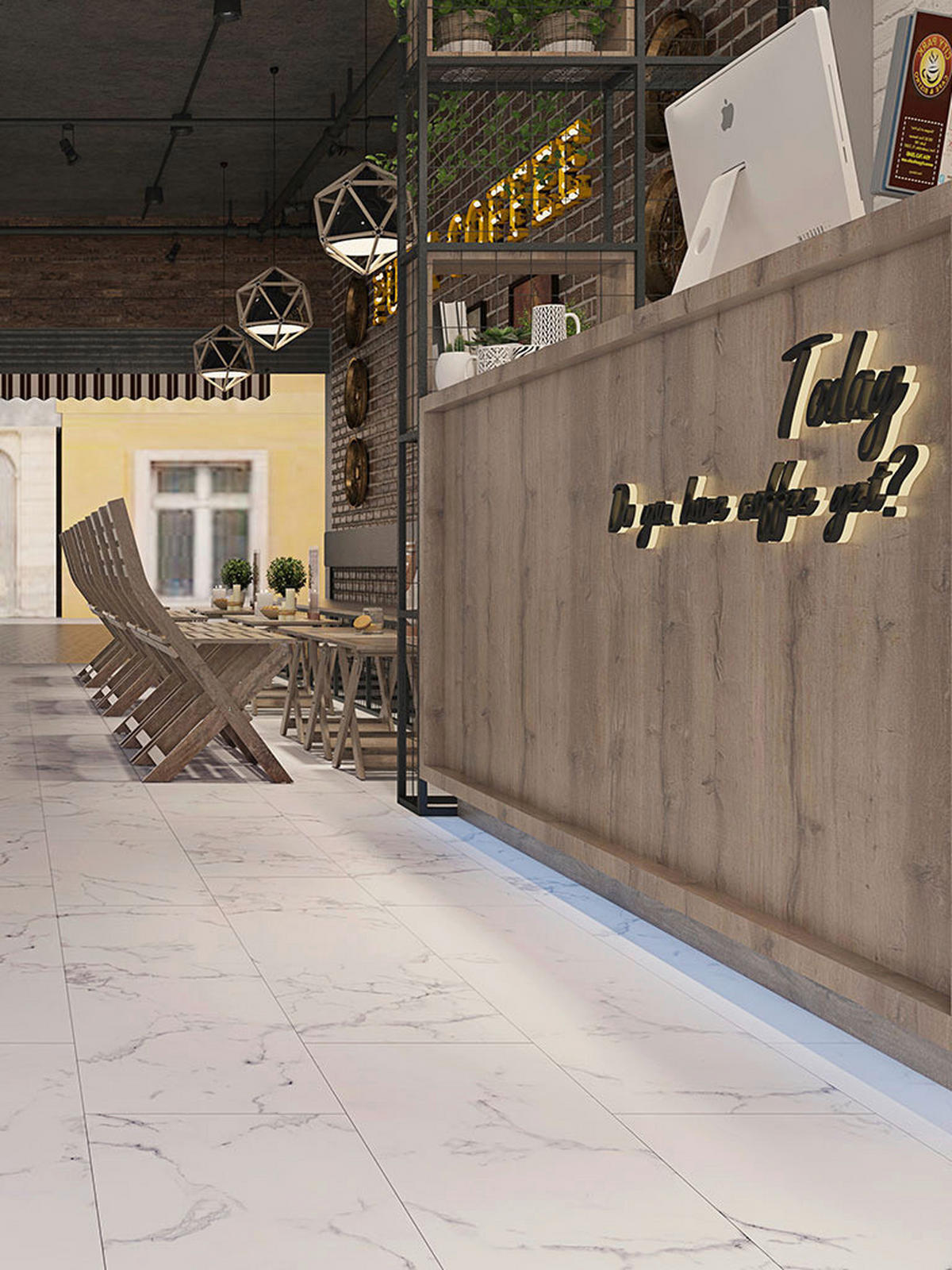 Click-Vinylboden Rinkam ca. 1,922 m² im Paket  B/L: ca. 31x62 cm pro Paket Rinkam ca. 1,922 m² im Paket - (31,00/62,00cm)