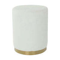 Kayoom Hocker Nona 125 weiß B/H/L: ca. 36x44x36 cm Nona 125 - weiß (36,00/36,00/44,00cm) - Kayoom