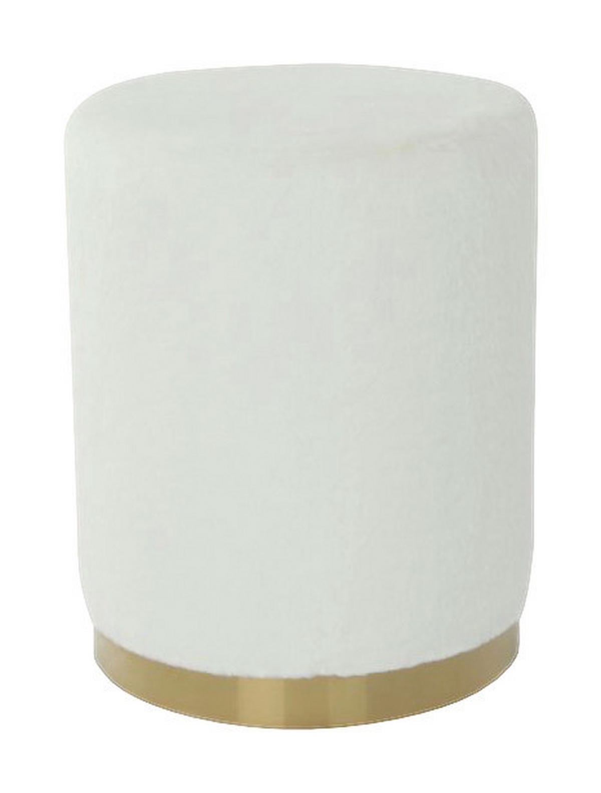 Kayoom Hocker Nona 125 weiß B/H/L: ca. 36x44x36 cm Nona 125 - weiß (36,00/36,00/44,00cm) - Kayoom