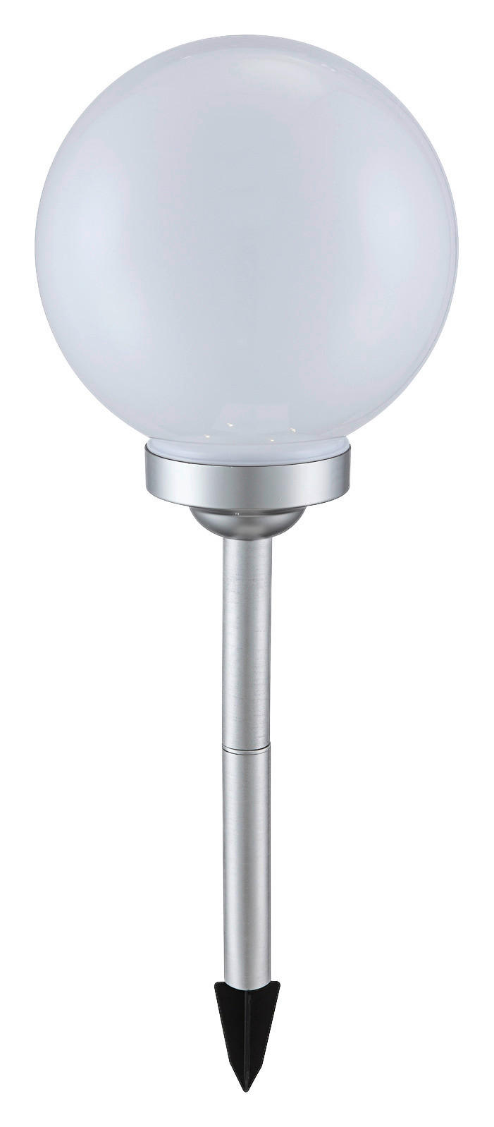 LED-Solarleuchte silber Kunststoff H/D: ca. 70x30 cm SOLAR - silber (30,00/70,00cm) - GLOBO