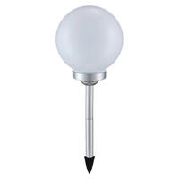 LED-Solarleuchte silber Kunststoff H/D: ca. 70x30 cm SOLAR - silber (30,00/70,00cm) - GLOBO