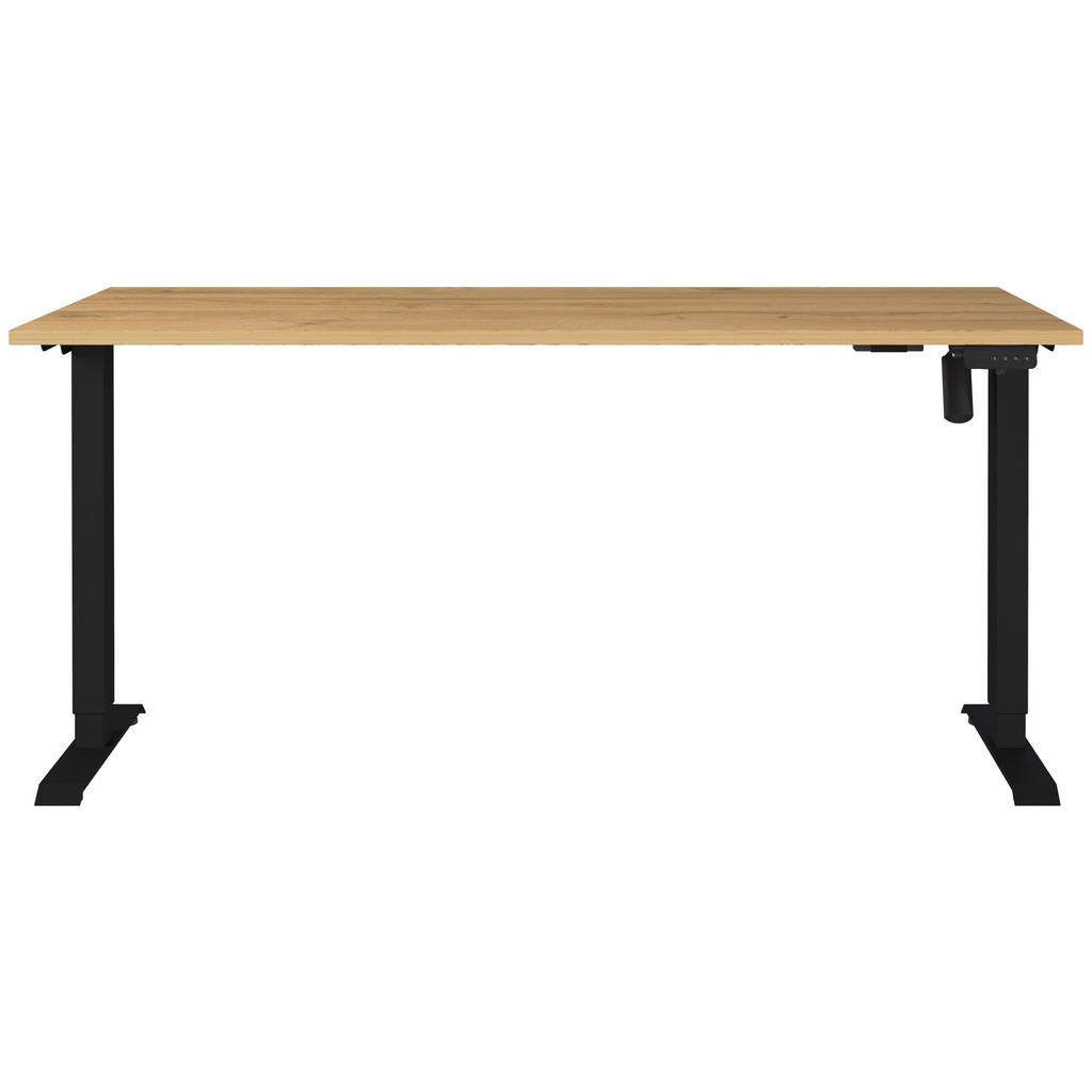 Thumbnail - Schreibtisch 8024-582 Eiche Grand-Son Nachbildung schwarz B/H/T: ca. 160x118x80 cm