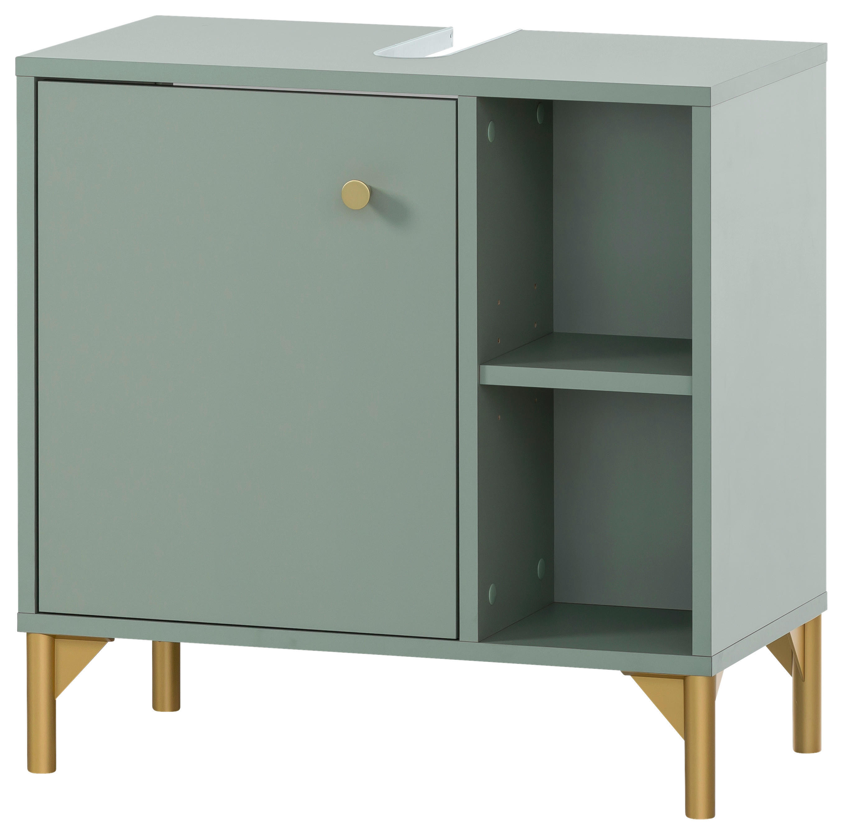 Waschbeckenunterschrank Ando Pistazie B/H/T: ca. 60,2x60,3x33,05 cm Ando - Pistazie (60,20/60,30/33,05cm) - Möbelpartner