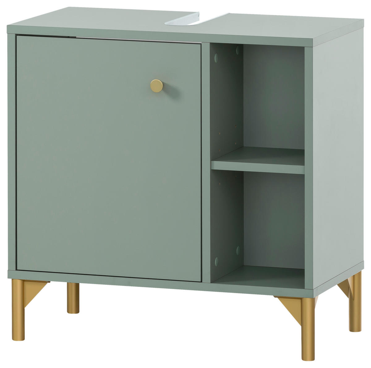 Waschbeckenunterschrank Ando Pistazie B/H/T: ca. 60,2x60,3x33,05 cm Ando - Pistazie (60,20/60,30/33,05cm) - Möbelpartner