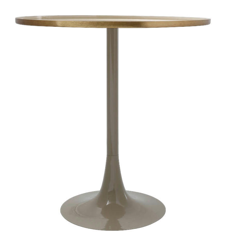 Beistelltisch Art Deco 900 taupe Metall H/D: ca. 52x51 cm Art Deco 900 - taupe (51,00/52,00cm) - 360 Living