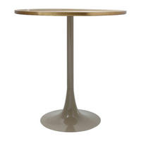 Beistelltisch Art Deco 900 taupe Metall H/D: ca. 52x51 cm Art Deco 900 - taupe (51,00/52,00cm) - 360 Living