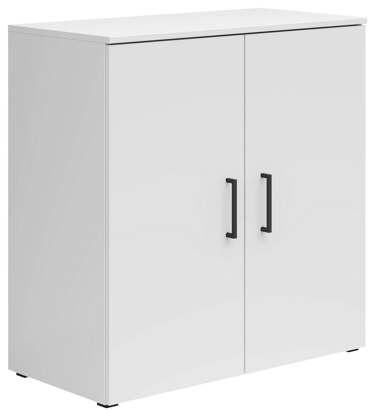 Kommode Multi-Stauraum Typ 24 weiß B/H/T: ca. 80x83x40 cm Multi-Stauraum Typ 24 - weiß (80,00/83,00/40,00cm)