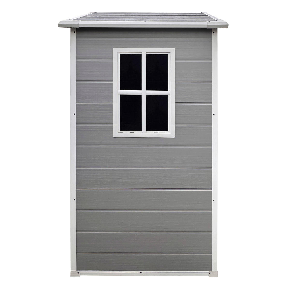 POCOline Gartenhaus Basic grau Basic - weiß/grau - POCOline