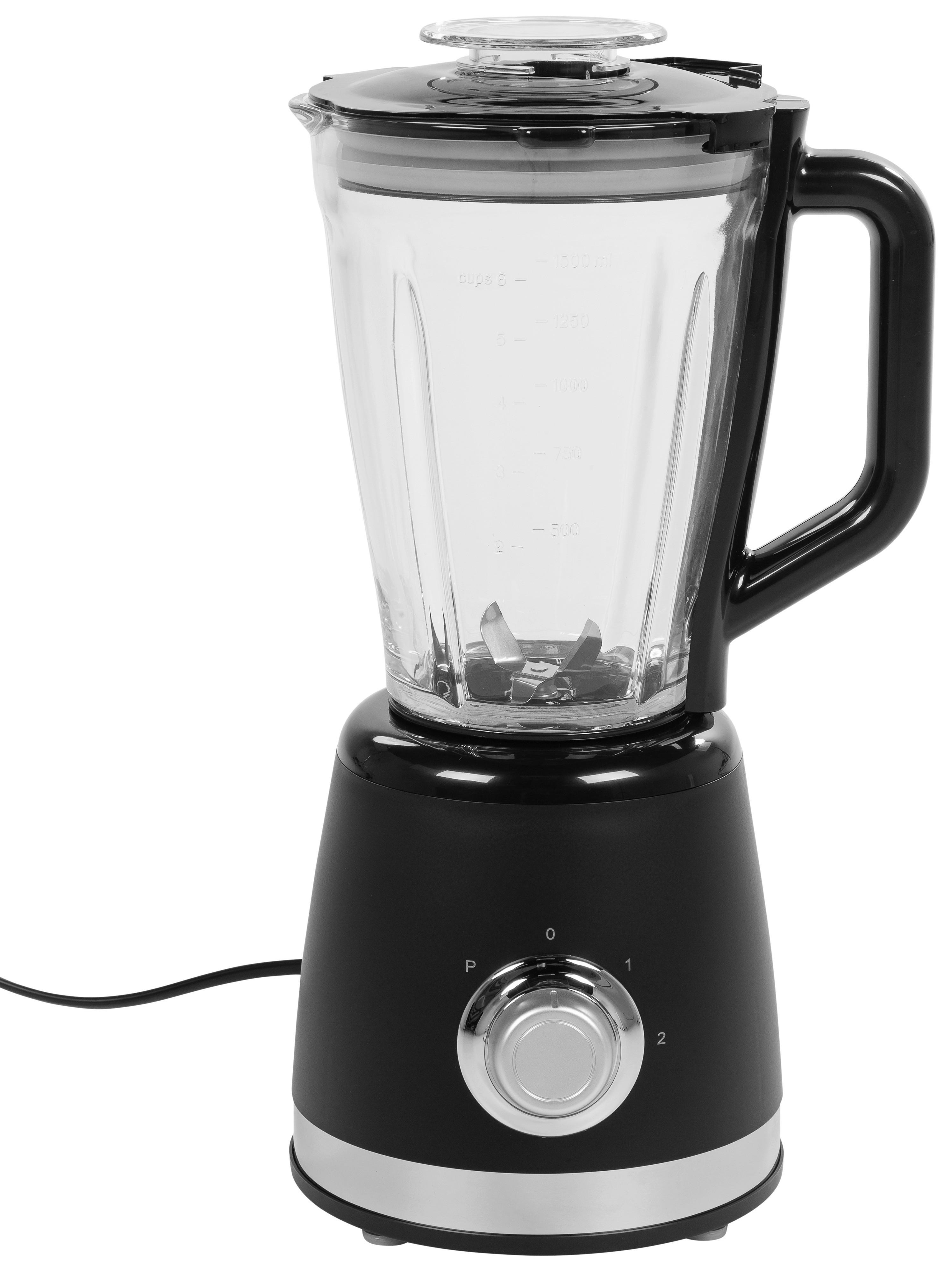 POCOline Standmixer schwarz Glas B/H/L: ca. 18,8x39,2x20,4 cm Standmixer_Retro_Retromix - schwarz (20,40/18,80/39,20cm) - POCOline